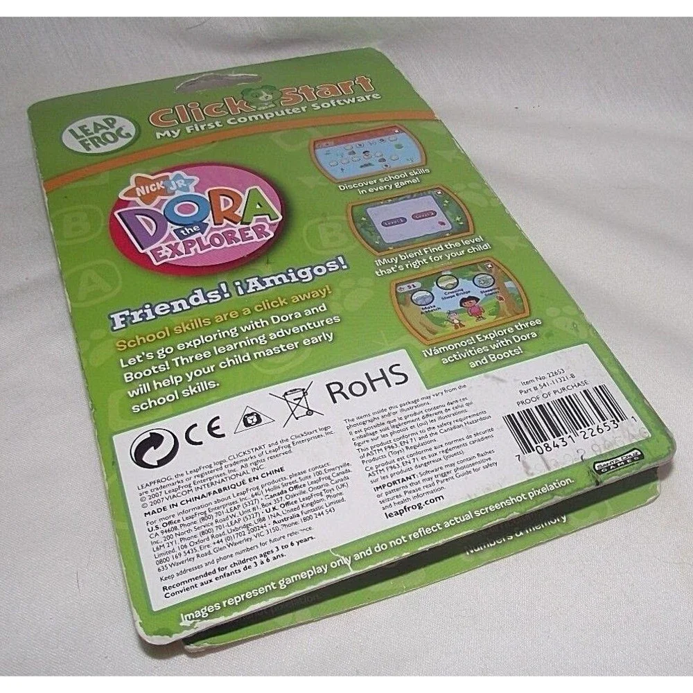 Spanish Leap Frog Dora Explorer Friends Amigos 3-6 Pre K Kindergarten Letters